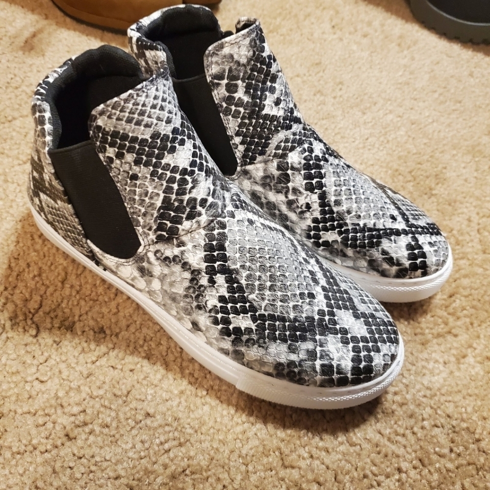 Pierre Dumas Snake Skin High Tops